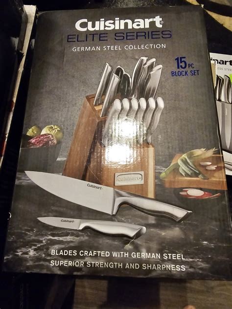 Cuisinart Elite Series Greman Steel Collection 15 Piece Knife Block Set