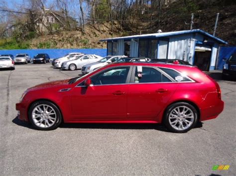 Crystal Red Tintcoat Cadillac Cts Awd Sport Wagon Exterior