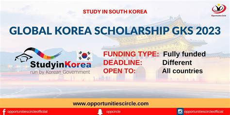 Global Korea Scholarship Gks 2023 Fully Funded Study In Korea