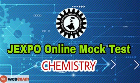 JEXPO Chemistry Online Mock Test Polytechnic Questions