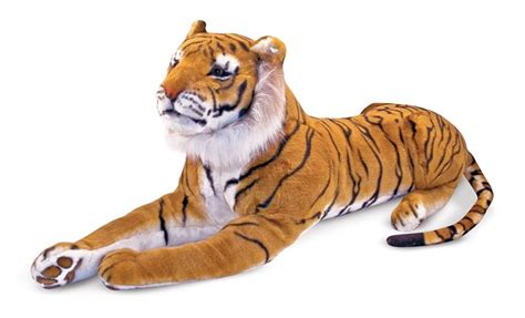 40" Tiger Plush — Jumbo Plush — From Carnival Depot