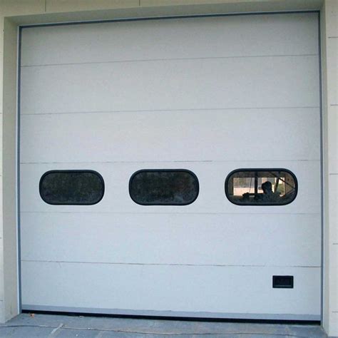 Automatic Industrial Steel Security Door Sectional Glass Door Hf