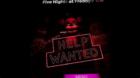 Fnaf Help Wanted 1 Fnaf 1 Pierwsze Trzy Noce YouTube