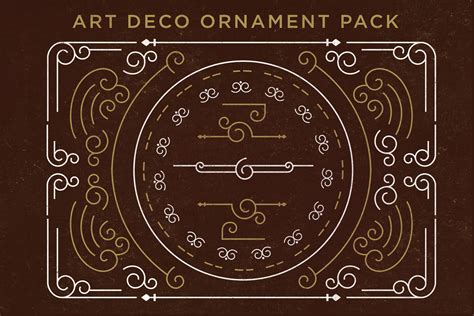 Art Deco Ornament Pack Graphic by storictype · Creative Fabrica