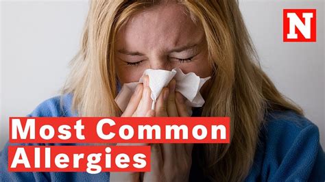 10 Types Of Common Allergies Youtube