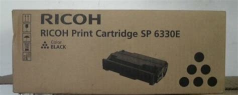 Genuine Ricoh 406649 Toner SP 6330E Black For Aficio SP 6330 6330N