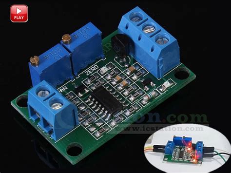 0 5v To 4 20ma Voltage To Current Module Non Isolated Type Current Converter Module Dc 7 30v