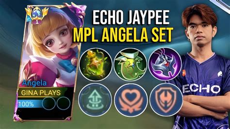 THANK YOU ECHO JAYPEE For This ANGELA BEST BUILD EMBLEM SET UP Must