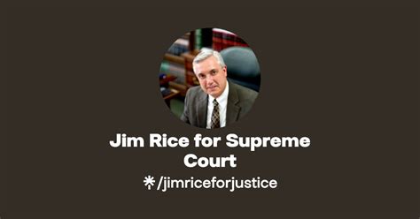 Jim Rice For Supreme Court Twitter Instagram Facebook Linktree