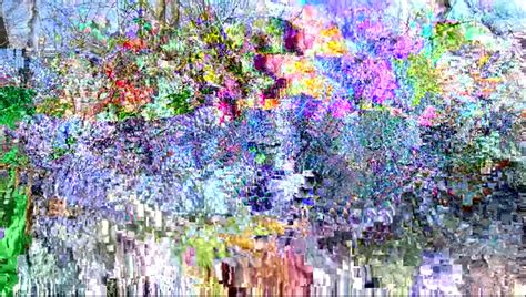 A datamosh i did a while ago, it's a frame from a video of a forest i ...