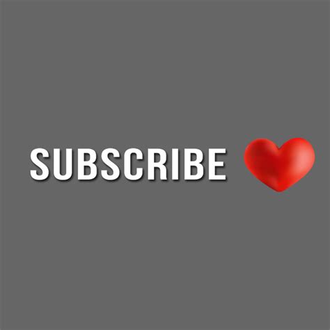 YouTube Subscribe animation with sparkling hearts | YYZ Design