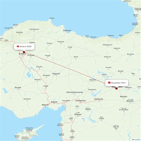 Airlines With Flights From Ankara To Diyarbakir Esb To Diy Airline