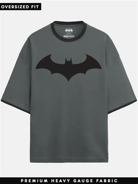 Batman Emblem Oversized T Shirt Official Batman Merchandise Redwolf