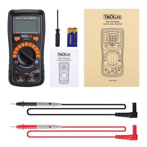 H Tacklife Dm A Classic Digital Multimeter Counts Auto