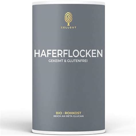 Zellgut Bio Haferflocken Gekeimt G Vollkorn Glutenfrei