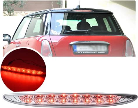 Nslumo Clear Lens Red Led Rear Third Rd Brake Light Lamp Compatible