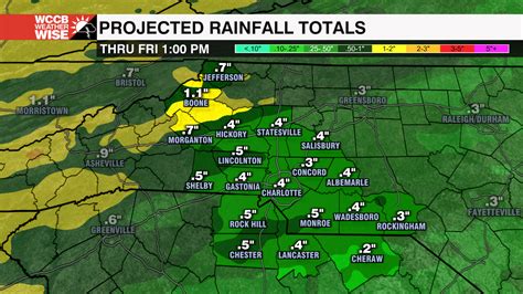 Strong Wind Heavy Rain Possible Late Thursday Wccb Charlottes Cw