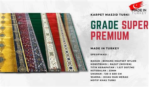 Karpet Masjid Turki Grade Super Premium Karpetmasjid Co Id