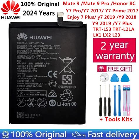 Hua Wei Bater A Original HB396689ECW 4000mAh Para Huawei Mate 9 9 Pro