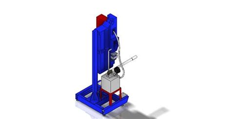 【青栋】2t压力机3d模型下载三维模型iges、step、caxa实体设计模型 制造云 产品模型