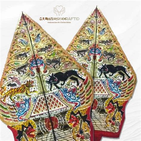 Jual Wayang Alusan Kulit Sapi Asli Wayang Gunungan Cm Shopee Indonesia