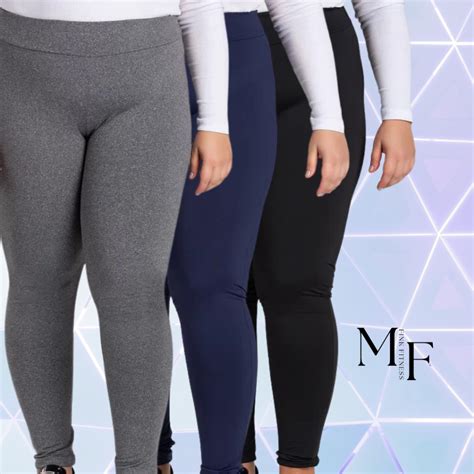 Kit C Legging Plus Size Peluciada Cal A Flanelada Por Dentro Shopee