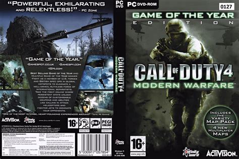 Pc Call Of Duty 4 Modern Warfare Lazada