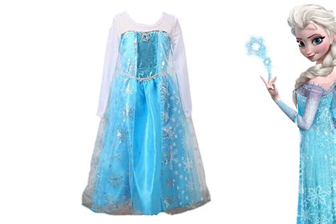 Disfraz De Princesa Elsa Deluxe De Frozen Infantil Bazar Ani Atelier