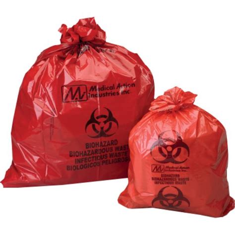 Medical Action Industries Biohazard Bags Disposal Waste Bag