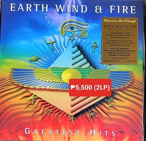 Earth Wind Fire Greatest Hits Vinyl Hobbies Toys Music Media