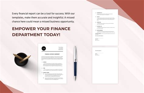 Financial Contract Agreement Template in Word, PDF, Google Docs ...