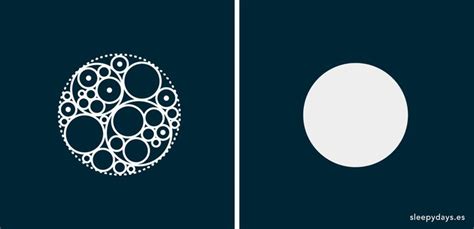 Two Images With Circles In The Middle And An Oval On The Bottom One Is