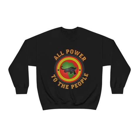 Original Black Panther Party Logo Tee Black History Inspired Graphic T