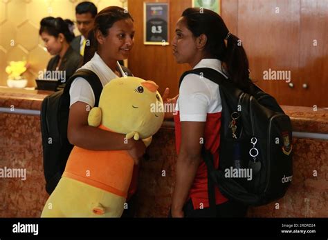 Captain Niger Sultana Joty R And Sobhana Mostar L During Bangladesh