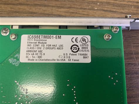 Ge Fanuc Ic Etm Em Standalone Ethernet Module For Pacsystems Rx I