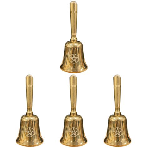 4 Pack Mini Altar Bell Vintage Decor Altar Kits Altar Supplies Mini Decor Tea Hand Bell Bell For