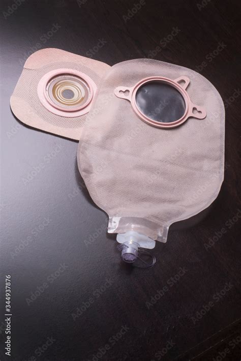 Urostomy Pouch And Wafer Which Works With A Stoma For Urine Evacuation