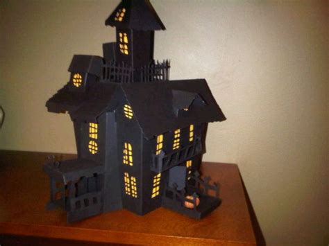 Papercraft D Haunted House Haunted House Diy Haunted House