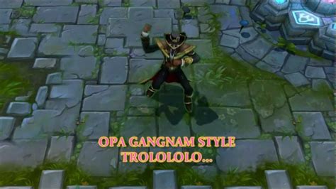 Twisted Fate Bailando Gangnam Style Youtube