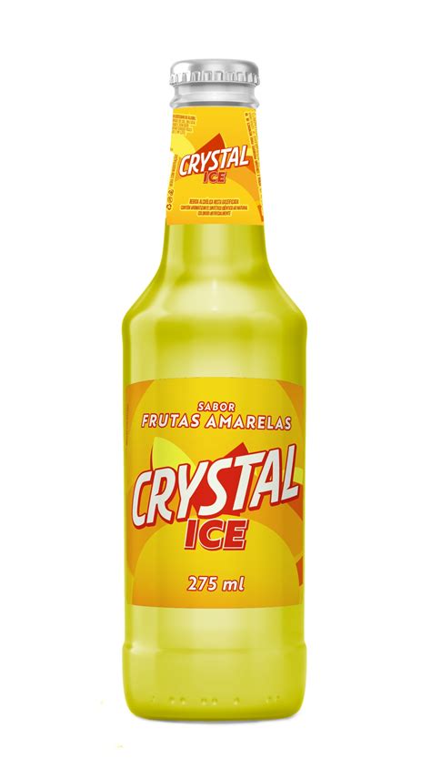 Bebida Mista Alco Lica Gaseificada Frutas Amarelas Crystal Ice Garrafa