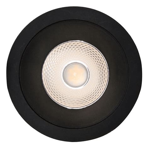 Sal National Coolum Plus W Led Downlight Low Glare Cct Black Popes