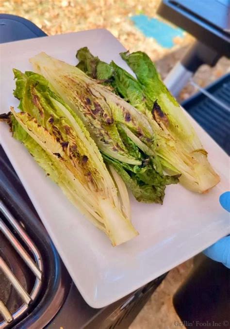 Grilled Romaine Salad With Blue Cheese Grillinfools