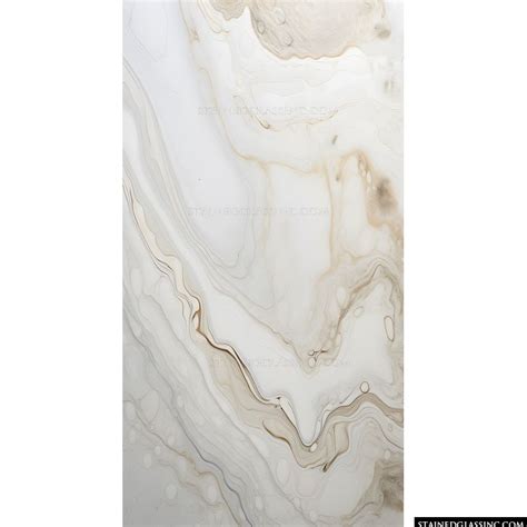 cream stained glass window