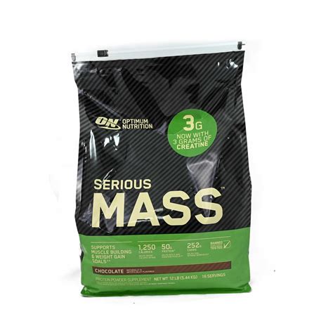 Prote Na Ganador De Peso Optimum Nutrition Serious Mass Lb Mass