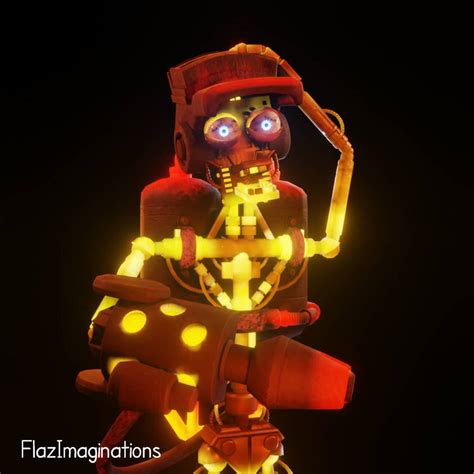 Fnaf Ar Flamethrower Bare Endo By Flaze135 On Deviantart