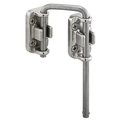 S 4382 - Sliding Door Loop Lock, 1-7/16", Stainless Steel