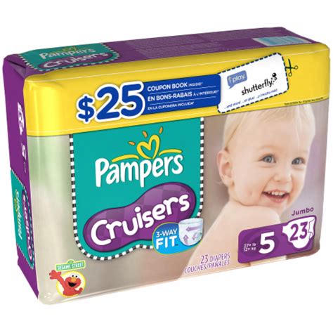 Pampers Cruisers Size 5 Diapers 23 Count Kroger