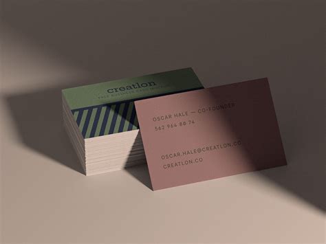 Business Card Mockup Stationery Psd