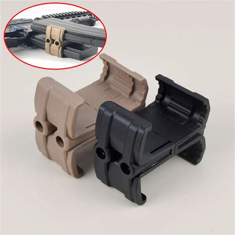 Gun Rifle Dual Double Magazine Coupler Polyester Clip Connector For