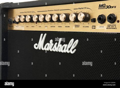 Marshall Mg Series 30dfx Electric Guitar Amplifier Stock Photo Alamy